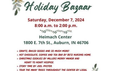 Heimach Center’s Holiday Bazaar, Saturday, December 7, 2024